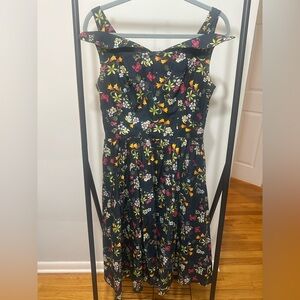 Anthropologie Aryeh Retro Floral Dress